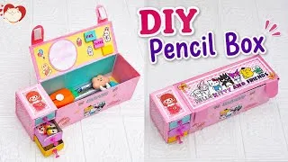 Thumbnail: DIY Hello Kitty & Friends Pencil Case/How to make Pencil Box with waste Medicine box & Matchbox 🩷