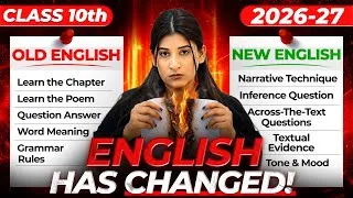 Thumbnail: How to score 100/100 in ENGLISH Class 10🔥Boards 2027 New pattern