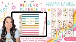 Thumbnail: 2024-25 Midyear Digital Planner 📝 (How to Set Up + Walk Through)
