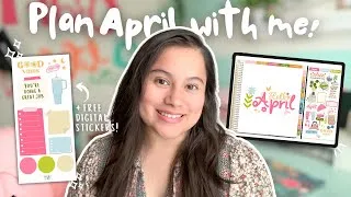 Thumbnail: Digital Plan with Me | April 2024 ✨💗