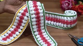 Thumbnail: 🌺 Easy Crochet Toran  Patti Design  | सुंदर तोरन पट्टी डिजाइन | Handmade Door Decoration 🌺