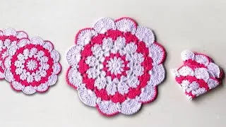 Thumbnail: New🌷 Crochet Thalposh Design 2026 🌸 |  Round Thalposh Tutorial | High-Quality table Cover