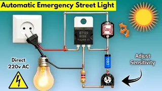 Thumbnail: DIY Automatic Street Light circuit Auto ON OFF Direct 220v AC