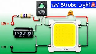 Thumbnail: Airplane Strobe Light 12 volt for Car, Bike | Helpful Electronics Projects