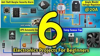 Thumbnail: Top 6 Electronics Projects with Old Scrap Components 2026