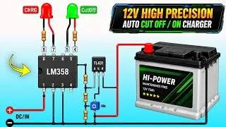 Thumbnail: Make High Precision 12 Volt Auto Cut Off Battery Charger