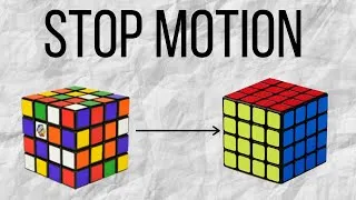 Thumbnail: Stop Motion (Solving a 4x4 Rubik's Cube)