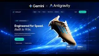 Thumbnail: I built $3000 Animated Website With Free AI Tools | No Code | Antigravity