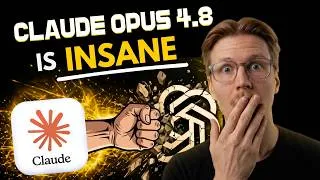 Thumbnail: Claude Opus 4.8 just dropped and it's unreal...