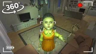 Thumbnail: Squid Game YoungHee in house! CCTV Film 360° VR
