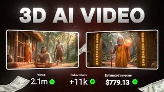 Thumbnail: How to Make VIRAL Religious 3D AI VIDEOS (Full Course) | Ai Video Kaise Banaye