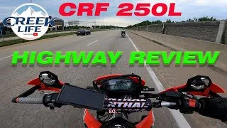 Thumbnail: Dirtbike on the Highway! CRF250l Highway Review