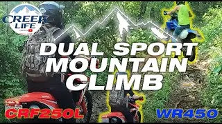 Thumbnail: We Climbed a Mountain On Dual Sports! Honda CRF250L Yamaha WR450