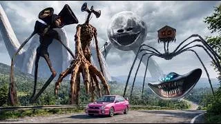 Thumbnail: 😱 I TRIED TO ESCAPE HOUSE HEAD, SIREN HEAD, GRAND MAYA, MOON WAKE UP & DEAD HEAD!