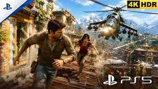 Thumbnail: Escaping Deadly Helicopter LOOKS ABSOLUTELY TERRIFYING | Ultra Realistic Uncharted 2 Gameplay