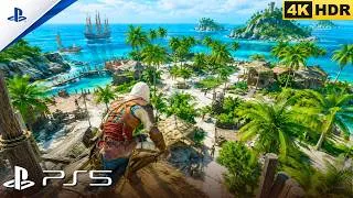 Thumbnail: (PS5) EXTREME PARKOUR - Assassin’s Creed Black Flag Gameplay Looks Insane | Ultra Realistic Graphics