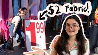 Thumbnail: How to Buy Fabric for Cheap - A Beginner's Guide to shopping in the LA Fashion District