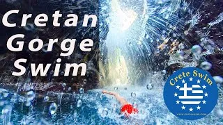 Thumbnail: Crete Swim braves the raging waters of the Kourtaliotiko Gorge on the Greek island of Crete