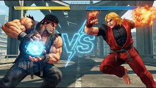 Thumbnail: Ryu vs Ken: The Most Iconic Martial Arts Friendly Grudge Match In USF4! 🥵🚨