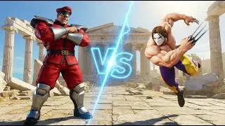 Thumbnail: M. Bison vs Vega: The Ultimate Psycho Power vs Spanish Ninja Clash! 🤯🔥