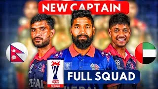 Thumbnail: Dipendraको कप्तानीमा Nepalको नयाँ Squad: Nepal vs UAE T20I Series Under the floodlight