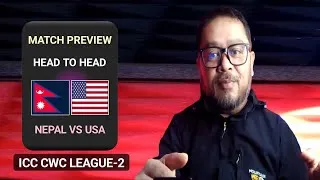 Thumbnail: Nepal vs Usa Match Preview | Head to Head | Icc Cwc League 2 | Cricfoot Nepal