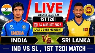 Thumbnail: IND vs SL 1st T20 Highlights | Cricket 19 Gameplay | Live Scorecard & Hindi Commentary 