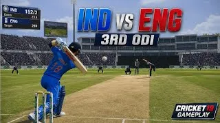 Thumbnail: IND vs ENG 3rd ODI Highlights | इंडिया की जीत | Cricket 19 Gameplay 