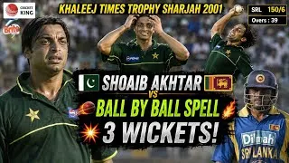 Thumbnail: Shoaib Akhtar Fast & Furious Ball by Ball Spell 3 Wickets v Srilanka | Khaleej Time Cup Sharjah 2001