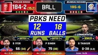Thumbnail: 🔴IPL LIVE: Mumbai vs Punjab, Match-24, IPL 2026| MI vs PBKS Live Cricket match today