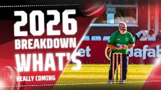 Thumbnail: 2026 breakdown | what's really coming #cricket