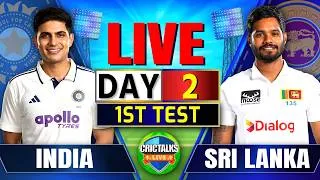 Thumbnail: 🔴 IND vs SL, Day 2, 1st Test Live Match Today , 3rd Session, Cricket Live Scores & Commentary