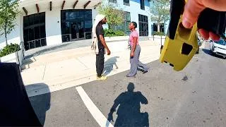 Thumbnail: Police Catch Her Red Handed – Chasing Boyfriend With a Stick in Public