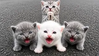 Thumbnail: Someone abandoned us. The pleas for help from the little kittens touched my heart.
