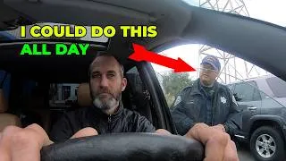 Thumbnail: Tyrant Cop Illegally Detains Driver In Private Parking Lot - Wrong Jurisdiction & No Violation!