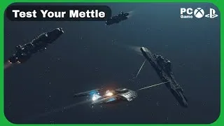 Thumbnail: Test Your Ships Mettle | Starfield Varuun Zealot Crusade Fleet