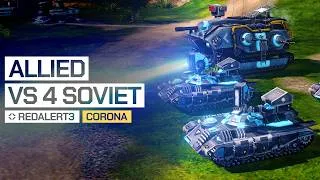 Thumbnail: Red Alert 3 [Corona Mod] - Allied vs 4 Soviet Insane AI