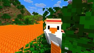 Thumbnail: Minecraft, but Water and Lava are SWAPPED