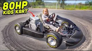Thumbnail: We Fitted a Monster Engine in a Kids Kart