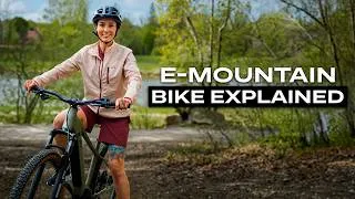 Thumbnail: E-mountain bike features explained simply: Motor, Battery, and Assistance  I CRIVIT