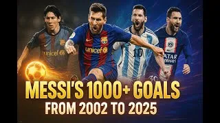 Thumbnail: Messi’s 1000+ Goals EVER 2002–2025  The Greatest of All Time#Mesi #Football #Sports