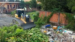 Thumbnail: Wonderful Update Projects! Filling Land, Garbage Dump & Clear Pushing by Dozer C3 Cutting Trash Land