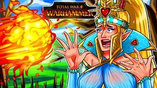 Thumbnail: Will Playing High Elves Make Me RAGE QUIT Total War: Warhammer 3?