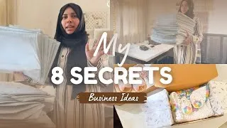Thumbnail: ഇതാണ് എന്റെ 8 Business രഹസ്യങ്ങൾ 🤫✨/ Day in my life/ Small business ideas