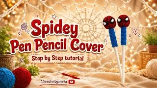Thumbnail: Cutest stationery for your kids 😍pencil cover 🧶beginners friendly tutorial 