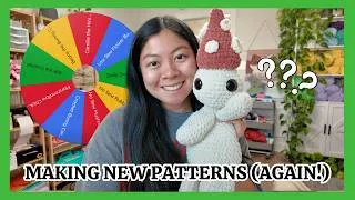 Thumbnail: Randomly Picking All NEW Crochet Patterns to Make (Again!!) 🧶 Chatty Crochet Vlog / Challenge