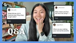 Thumbnail: My Next Jumbo Project, Baby Names I Won't Be Using, Improving Etsy Sales, and More / Q&A Time!! 🧶