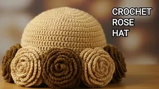 Thumbnail: How To Crochet A Rose Hat|Beginner Crochet Tutorial |Crochet Inspiration990