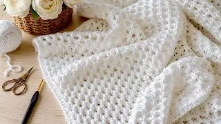 Thumbnail: Beautiful Crochet Tutorial😍 Crochet for Beginners. Very Easy Crochet Baby blanket,Top, Tunic
