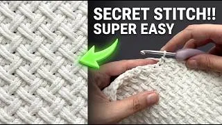 Thumbnail: Is This Crochet? The Secret 3D Woven Stitch (Better Than a Loom!)